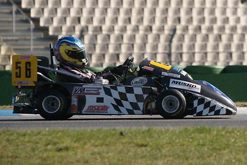 Priscilla Speelman 250 cc Superkart Jan Cramer MS Kart